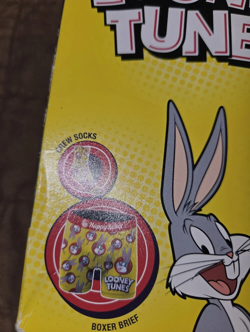 Looney tunes boxers and socks size Small